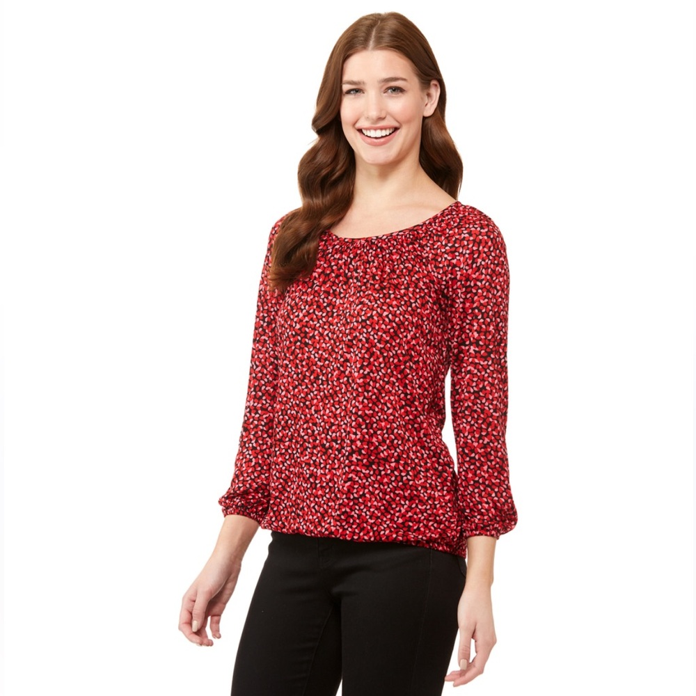 Michael Kors Sleeve Heart Top. Size S‎ (438)